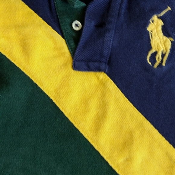 Ralph Lauren polo button teddy plaid big pony 12mo - Picture 3 of 7